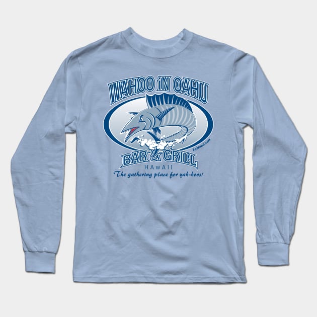 Wahoo in Oahu Long Sleeve T-Shirt by badtuna